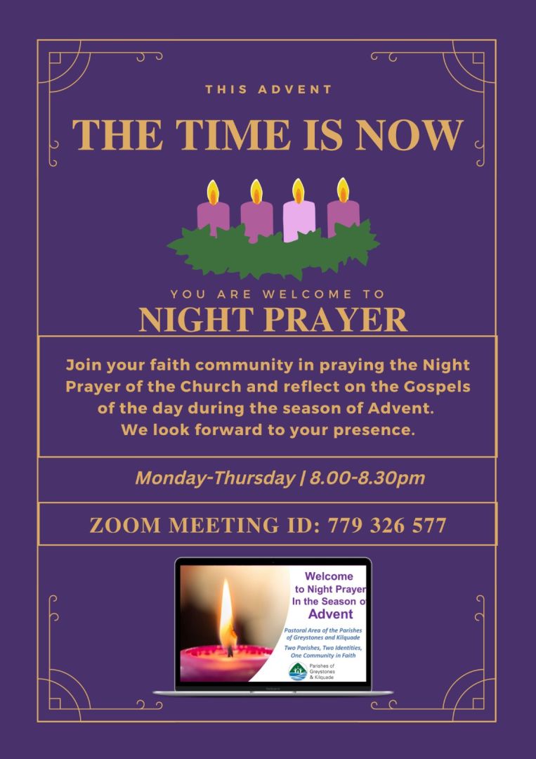 The Time is Now.... Advent Prayer Opportunities - Greystones and